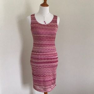Dress Pink And Gold Stretch Fits Small to Medium.